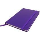 JAM Paper - Carnet ligné à couverture rigide, fermeture à élastique, format voyage (4 x 6 po), violet, 2/paquet (340528851g)-Vendu séparément