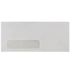 JAM Paper Enveloppes commerciales no 10 avec fenêtre, 4,125 x 9,5 po, blanc, 250/paquet (1633173cf)-enveloppes commerciales no 10