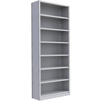 Metalware – Étagère enclenchable RK329, 8 tablettes, 36 x 18 x 88 (po), gris pâle-Système de tablettes ajustables offrant un espace de rangement solide, mais économique qui convient à vos besoins
