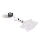 Durable - Porte-badge - 3,63 po x 2,75 po - polystyrène - transparent - paquet de 10-Paquet de 10