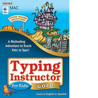 Individual Software – Logiciel de dactylo Typing Instructor for Kids Gold, pour Mac, anglais [téléchargement]-Mettez vos enfants en tête de la classe alors qu'ils apprennent à devenir dactylo dans une aventure motivante sur Typer Island.