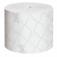 Scott - Rouleau de papier hygiénique standard grande capacité Scott Pro - avec design rehaussé - 2 épaisseurs - blanc - paquet de 36-1 100 feuilles/rouleau, 36 rouleaux de papier hygiénique standard grande capacité Scott Pro avec mandrin/caisse, 39 600 feuilles/caisse