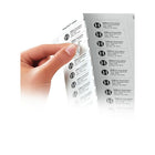 Avery - Étiquettes d'adresses Easy Peel laser/jet d'encre, incolore lustrées, 2/3 po x 1 3/4 po, paq./600 (7668)-Incolore lustré, 1/2 po x 1 3/4 po