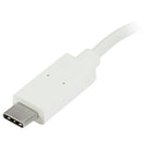 StarTech® Concentrateur USB-C à 4 ports, blanc (HB30C3A1CFBW)-Multi-plateforme universelle avec installation rapide et facile et prise en charge native dans la plupart des systèmes d’exploitation