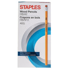 Staples – Crayons à mine - n° 2 HB - paquet de 48-Crayons économiques de qualité supérieure avec gomme à effacer au bout