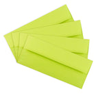 JAM Paper® – Enveloppes n° 10, 4 1/8 x 9 1/2 po, Brite Hue Ultra limette, paq./1000 (71091B)-Ouverture : format livret