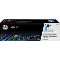 HP – Cartouche de toner LaserJet cyan 128A (CE321A)-Couleur : Cyan
