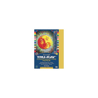 Pacon - Papier de construction Tru-Ray, doré, 12 x 9 po, 300/paquet (PAC102997)-50 feuilles de papier de construction avec sulfites pour l’affichage sur les babillards