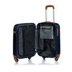 Champs - Vintage Ensemble de bagages extensible à 4 roues - 2 pièces - côtés rigides - bleue-Matériau ABS