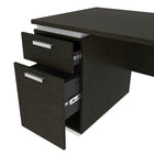 Bestar Aquarius Bureau avec un caisson - Gris profond & blanc-Tiroir classeur (12. 1 po  x 8. 75 po H x 15 po  P (30. 6 x 22. 2 cm x 38. 1 cm))