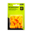 Forcefield - Bouchons d'oreille jetables - Orange - 10 pièces-Coupe fuselée