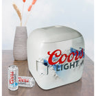 Coors Light - Glacière/réchaud portable de 12 canettes-Conception de glacière en métal rétro