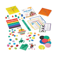 Hand2Mind - Outils de mathématiques, de la 4e à la 5e année-3 ensembles de cartes de ressources dans chaque ensemble permettent à plusieurs étudiants d'utiliser les cartes en même temps.
