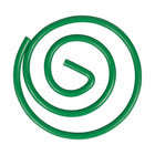 JAM PAPER - Trombones Circulaires Colores, Vert, 2 Paquets de 50-Trombones de qualite superieure fabriques à partir de fil d'acier recouvert de vinyle de haute qualite.