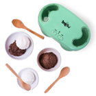 Koolatron – Machine à crème glacée de luxe Double Treat, vert-Fonctionne automatiquement dans votre congélateur.