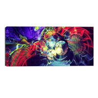 Designart – Impression moderne sur toile, collision de couleurs (PT3078-32-16)-Impression