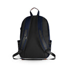 Sac à dos recyclé PKG Granville - Bleu-Compartiment principal zippé, avec option verrouillable (cadenas non inclus)