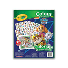 Crayola – Livre de coloriage et d'autocollants, Paw Patrol-Âge : 3 ans et plus
