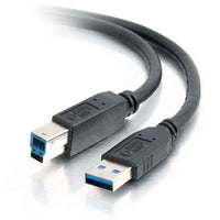 C2G - Câble USB 3.0 mâle A vers mâle B de 3m (9,8pi)-Câble USB 3,0 A mâle vers B mâle de 3m
