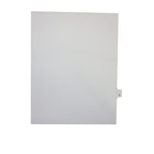 Mark Maker – Onglets séparateurs juridiques blancs, 1/26 onglets, format lettre, sans trous, lettre T, 25/paquet-Onglets séparateurs blancs, 1/26 onglets