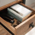 Sauder - La Collection Station House Bureau - Finition Etched Oak-Fini sur tous les côtes pour d'emplacement polyvalentes.