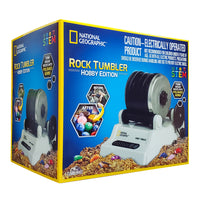 National Geographic - Rock Tumbler Hobby Edition - Édition anglaise-Machine à culbuter de haute qualité avec un moteur puissant qui durera des années
