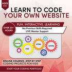 Simply Coding - Codage pour les enfants Apprenez à coder votre propre site Web en HTML/CSS, cours à partir de 11 ans [téléchargement]-Les avantages du cours incluent : l'assistance d'un mentor en direct, du contenu d'apprentissage interactif, des activités étape par étape, des critiques vidéo et des leçons, de vrais projets de codage et des mises à jour gratuites à vie