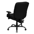 Flash Furniture – Fauteuil de bureau grand et large Hercules, tissu, siège de 22 po larg., capacité de 400 lb, noir-Conception de dossier haut