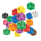 Learning Resources - Mathlink® Cube Big Builders (200 Cubes + Guide de construction)-Les cubes mesurent 3/4"L x 3/4"H.