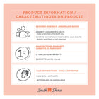 South Shore - Maliza - Chariot bar - Rose doré-Temps d'assemblage estimé: 45 minutes (2 adultes)