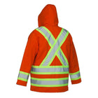 Forcefield - Hi-Vis de canvas de coton canard parka - Orange - Tres Grand-Grand