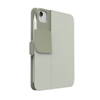 Speck - Coque Balance Foilio avec Microban pour iPad Mini (2021) - Vert Velours/Vert Mousse De Chêne-Offre une protection contre les rayures et les bosses, et une doublure intérieure complète protège la surface de votre appareil contre les éraflures et les abrasions
