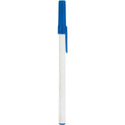 Baseline - Stylos à bille transparents Stick – 1,0 mm – couleurs variées – paquet de 50-Encre qui dure longtemps