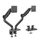 ShoppingAll - Support de moniteur double robuste pour écrans de 13 à 35 po - Noir-Chaque bras prend en charge un écran compatible VESA jusqu'à 35 po pesant 26,5 lb ou moins