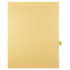 Markmaker - 25 tabs/PQT, 5 PQT/Boite, Intercalaires imprimes Legal, Chamois, 1/15th coupe| format lettre, sans trous, Numero 160-Intercalaires imprimes Legal