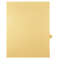Markmaker - 25 tabs/PQT, 5 PQT/Boite, Intercalaires imprimes Legal, Chamois, 1/15th coupe| format lettre, sans trous, Numero 160-Intercalaires imprimes Legal