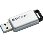 Verbatim - Clé Flash Store N Go Secure Pro USB 3.0 de 32 Go avec cryptage matériel AES 256, argenté-La clé Flash Store N Go Pro est idéale pour la sécurité de tous vos documents sensibles