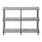 Monarch Specialties - 2217 Table D'Appoint 48 po L - Console Gris/Metal Noir-Garantie : 1 an limite pour les pieces