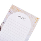 Gartner Studios - Bloc-notes pour listes - 9 x 4 - Marbre - Paquet de 2-50 feuilles par bloc