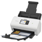 Brother - ADS-3300W Scanner de bureau sans fil haute vitesse pour les petits bureaux et bureaux à domicile-Optimisation des images et du texte pour le stockage.