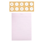 Mara-Mi - Ensemble de correspondance pour bureau - Marbre-10 cartes muettes pliées, 3,5 po x 5 po