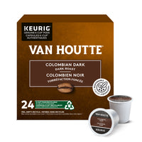 Café Van Houtte, Café colombien - Torréfaction foncée - Dosettes de café K-Cup - Paquet de 24-Goût : Le mélange offre une saveur douce, mais délicieusement vive, avec des notes subtiles de vin fruité.
