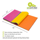 Feuilles Smart-Fab 12" X 18", assorties, paquet de 90-Couleurs brillantes et non décolorées
