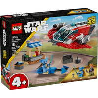 LEGO - Star Wars Le Firehawk cramoisi - 136 Pièces-Comprend des figurines LEGO de Nash Durango et Nubs et une figurine de droïde LEGO RJ-83