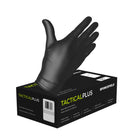 Forcefield - Gants Tactical PLUS Nitrile sans poudre - Noir - TG - paquet de 100-Qualité médicale