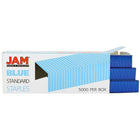 JAM PaperMD – Agrafes de taille standard (335bug), bleu, paquet de 5-Bleu