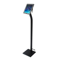 Futech IPS002FB Support pour iPad au sol, 10 "L x 47" H X5 "D, Noir-Idéal pour une utilisation dans les magasins de détail et même sur les lieux de foires commerciales