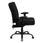 Flash Furniture – Fauteuil de bureau grand et large Hercules, tissu, siège de 22 po larg., capacité de 400 lb, noir-Rembourrage en tissu noir