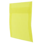 JAM Paper Enveloppes translucides, jaune primaire, 5,5 x 5,5 po, 50/paquet-Intérieur vierge où écrire un mot personnalisé