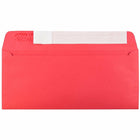 JAM Paper Enveloppes recyclées Peel & Seal n° 10 (4,13 x 9,5 po), rabat à peler et coller, rouge, 500/bte-Enveloppe en papier recyclé rouge